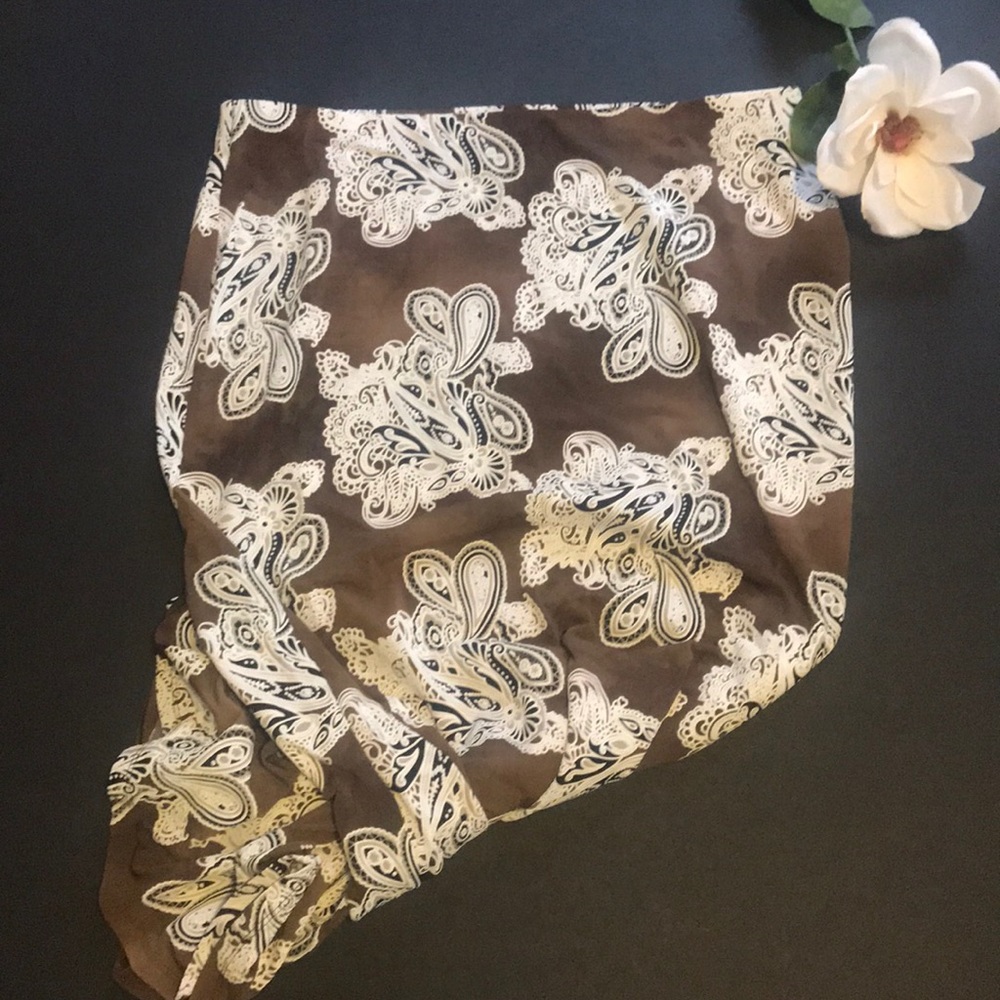 New York Clothing Company printed maxi skirt